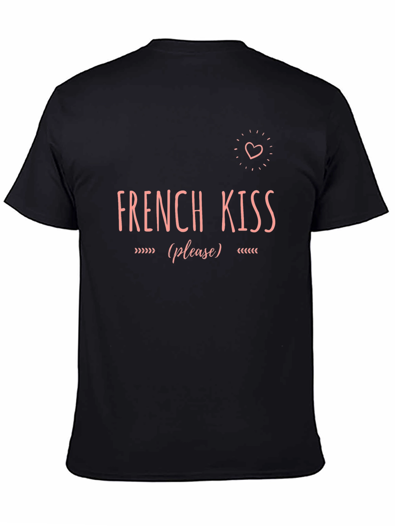 French Kiss Please Funny Graphic T-Shirt
