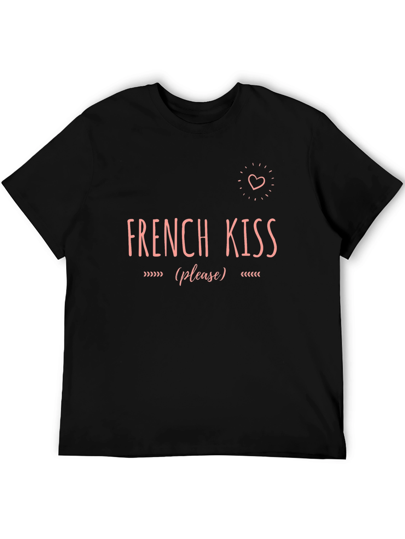 French Kiss Please Funny Graphic T-Shirt