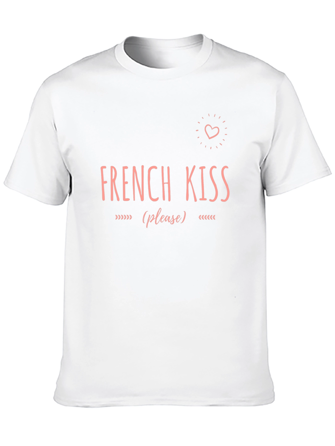 French Kiss Please Funny Graphic T-Shirt