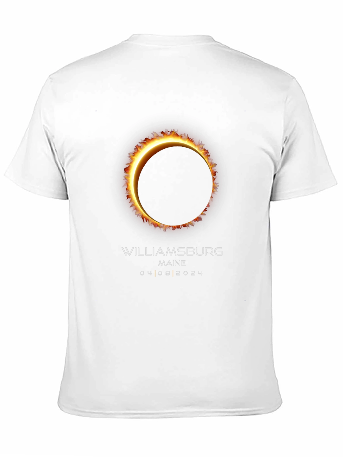 Williamsburg Maine Eclipse 2024 T-Shirt