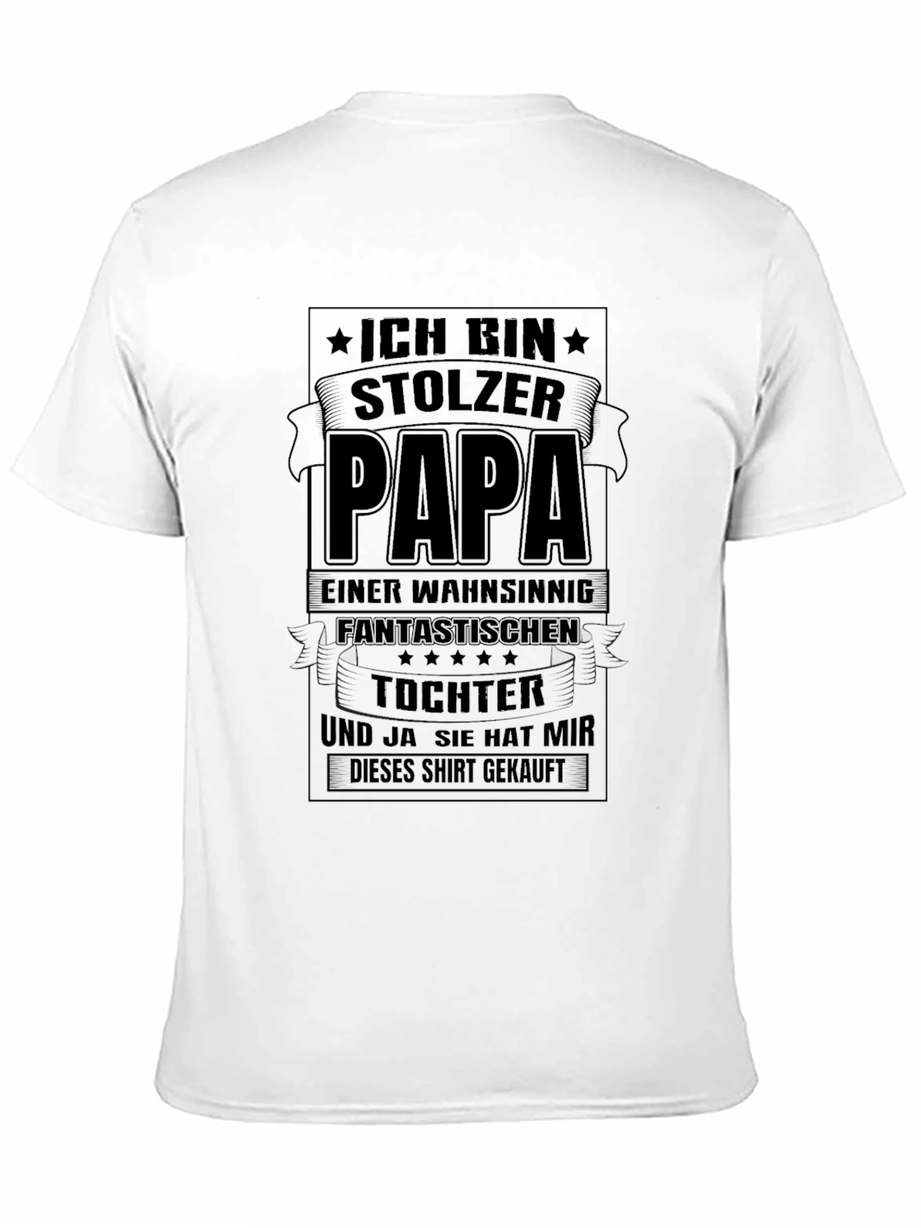 Proud Papa Graphic Tee - Fathers Day Gift