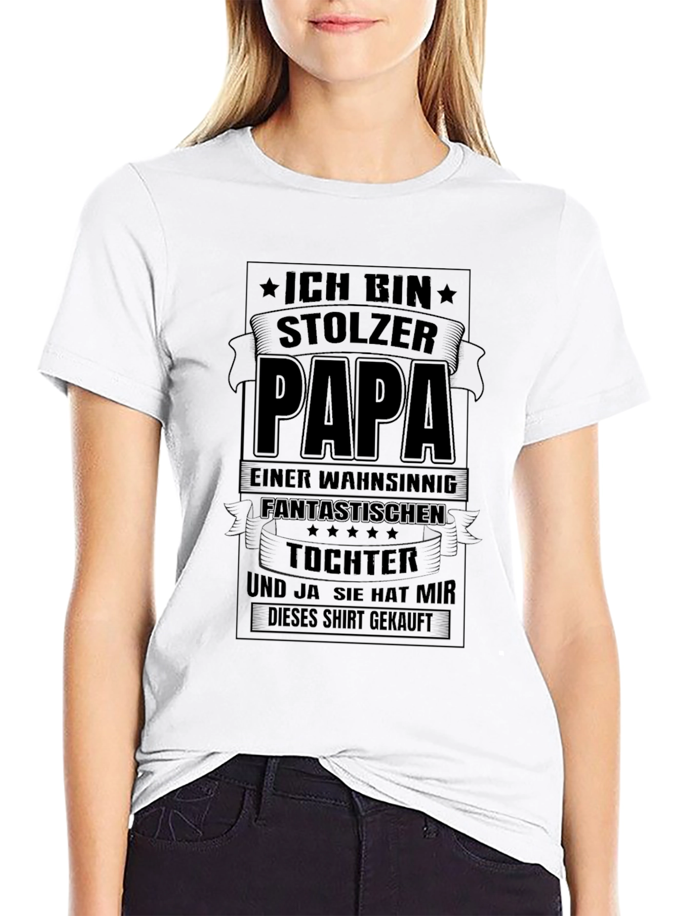 Proud Papa Graphic Tee - Fathers Day Gift