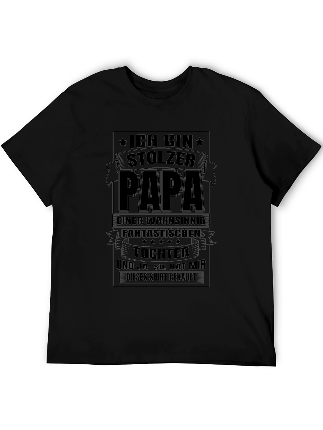 Proud Papa Graphic Tee - Fathers Day Gift