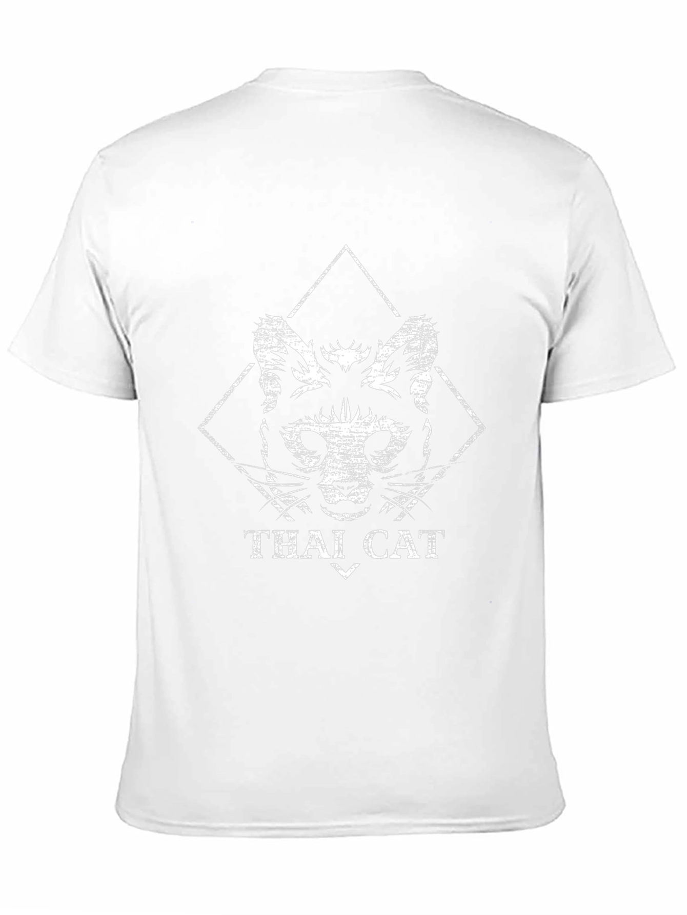 Thai Cat Graphic T-Shirt - Black