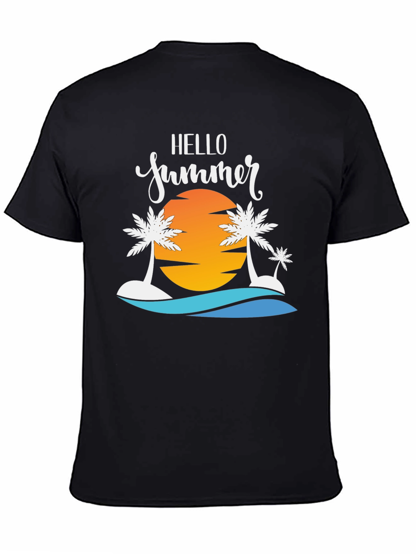 Hello Summer Graphic Tee - Beach Vibes
