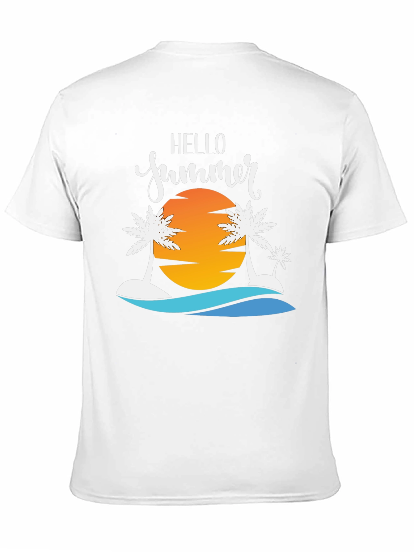 Hello Summer Graphic Tee - Beach Vibes