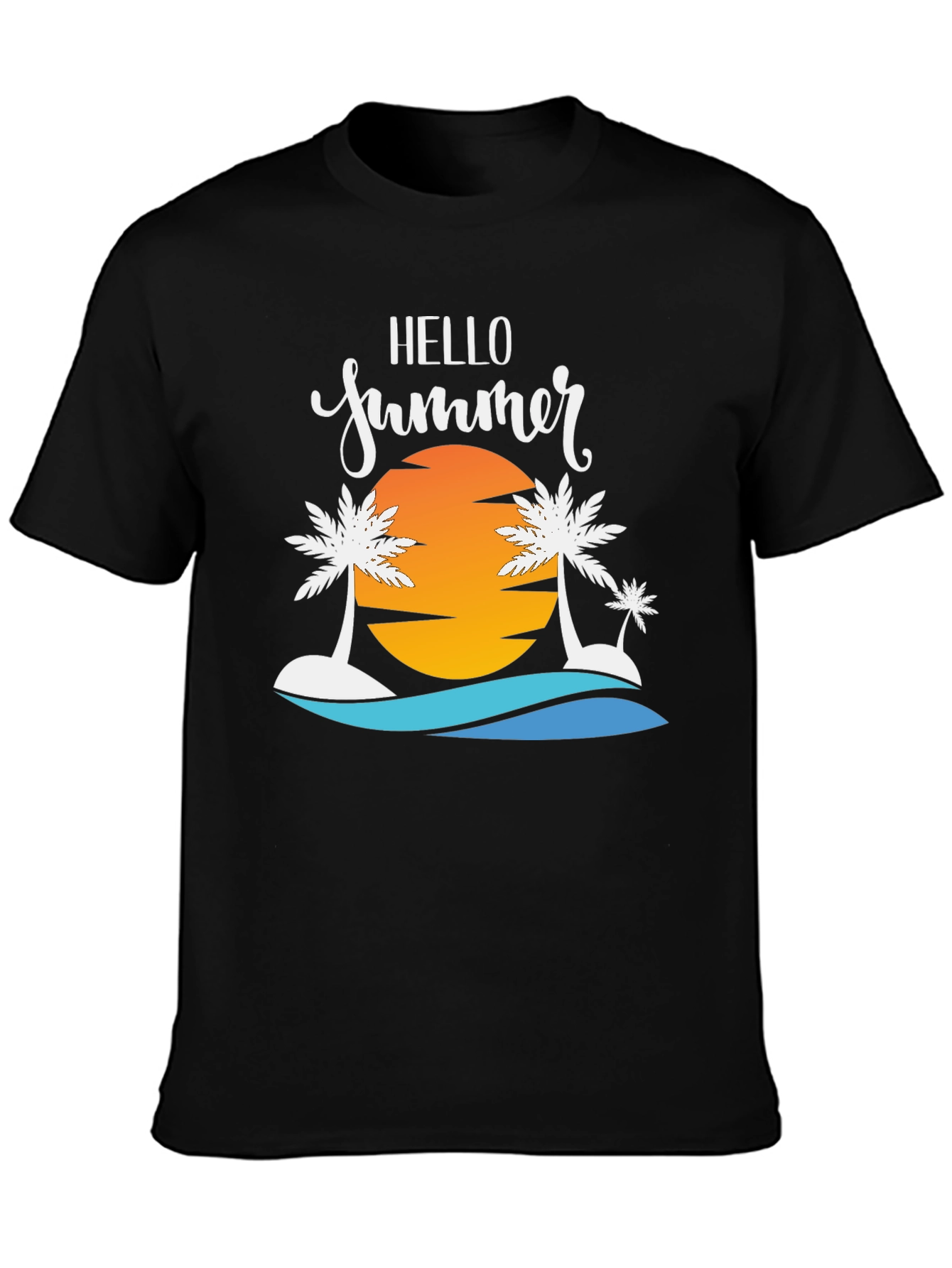 Hello Summer Graphic Tee - Beach Vibes