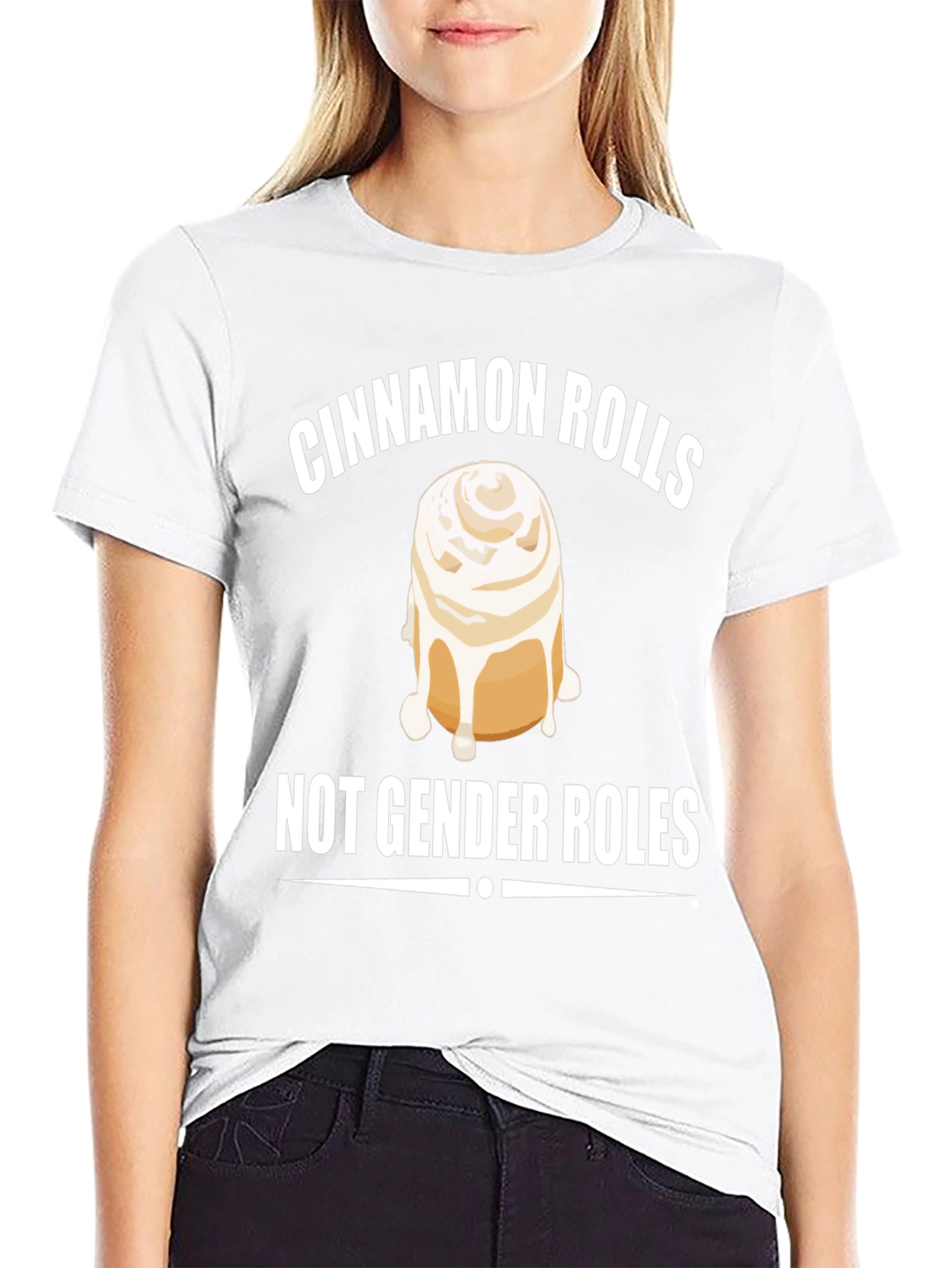 Cinnamon Rolls Not Gender Roles T-Shirt