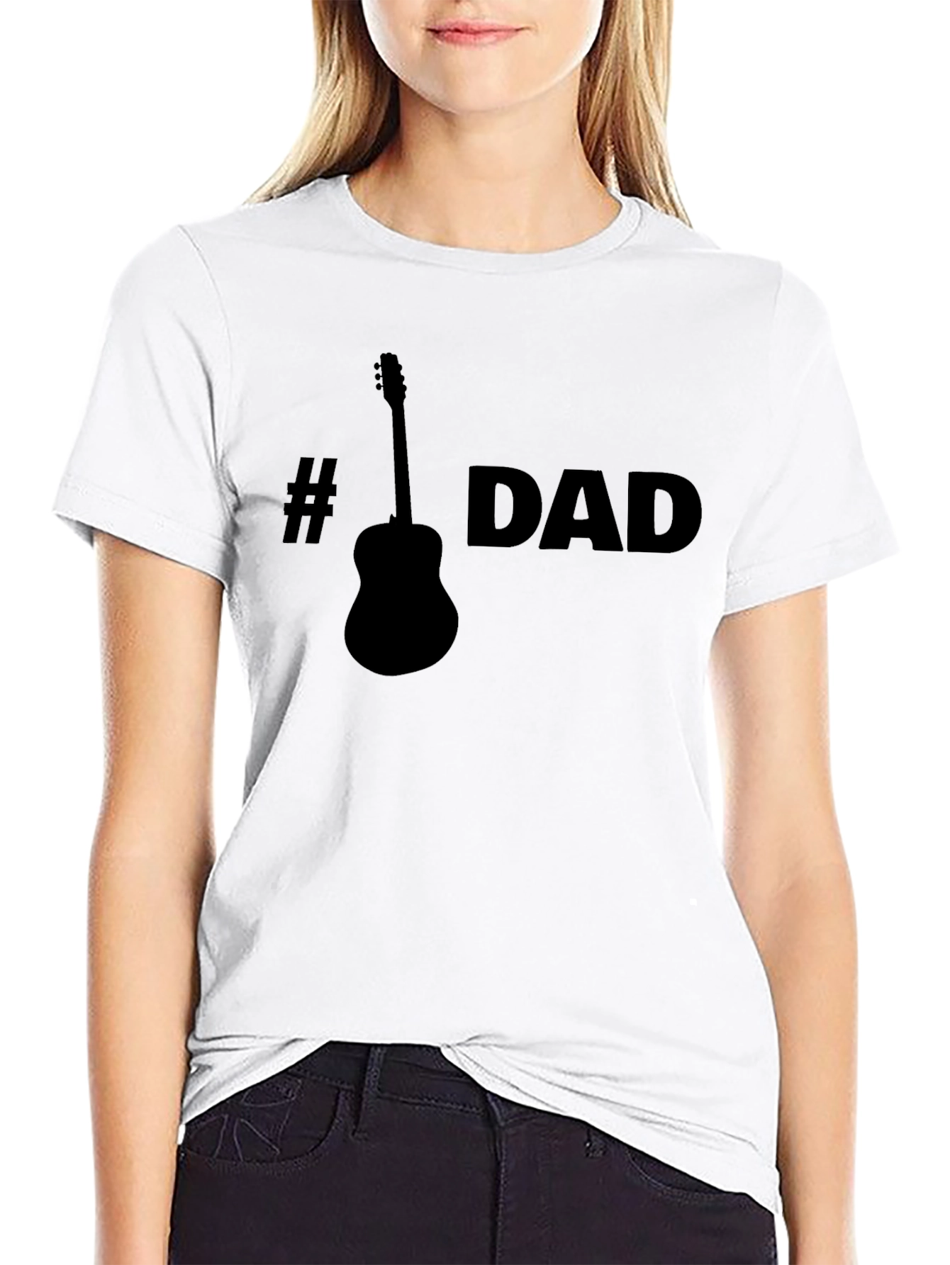 #Guitar Dad Graphic T-Shirt - Fathers Day Gift