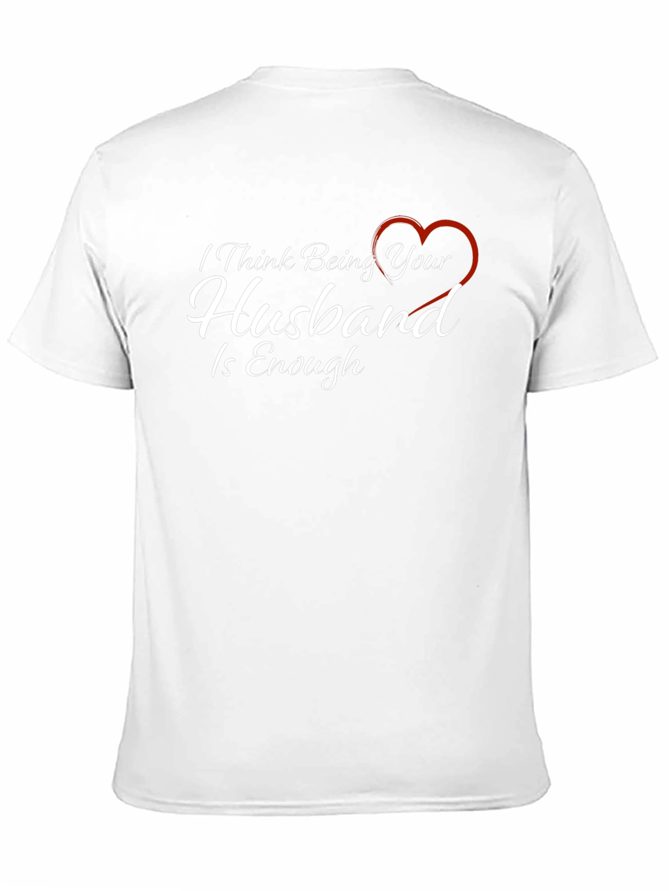 Husband Gift - Mens Black Graphic Tee