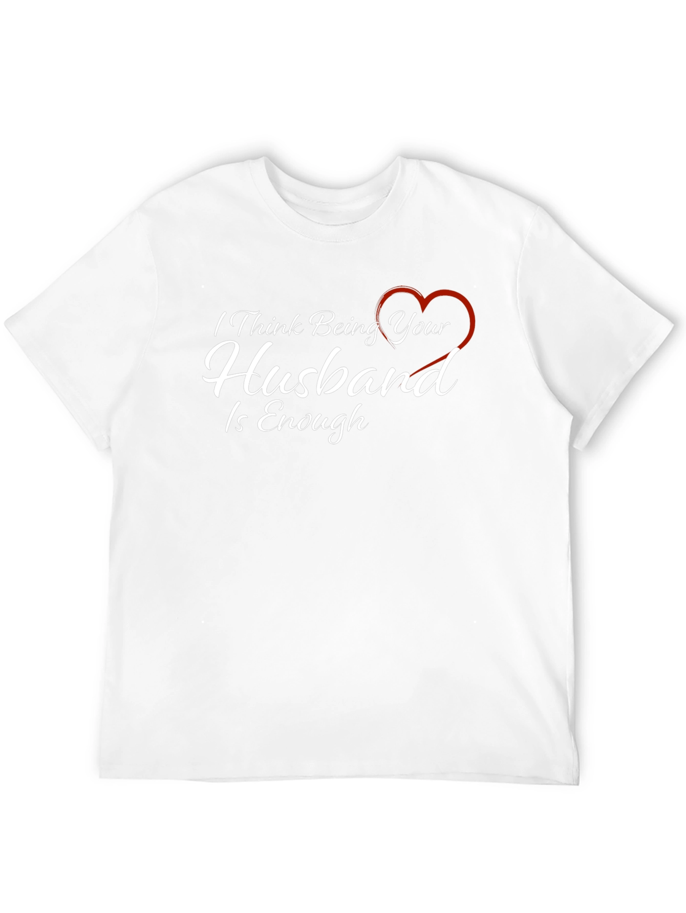 Husband Gift - Mens Black Graphic Tee