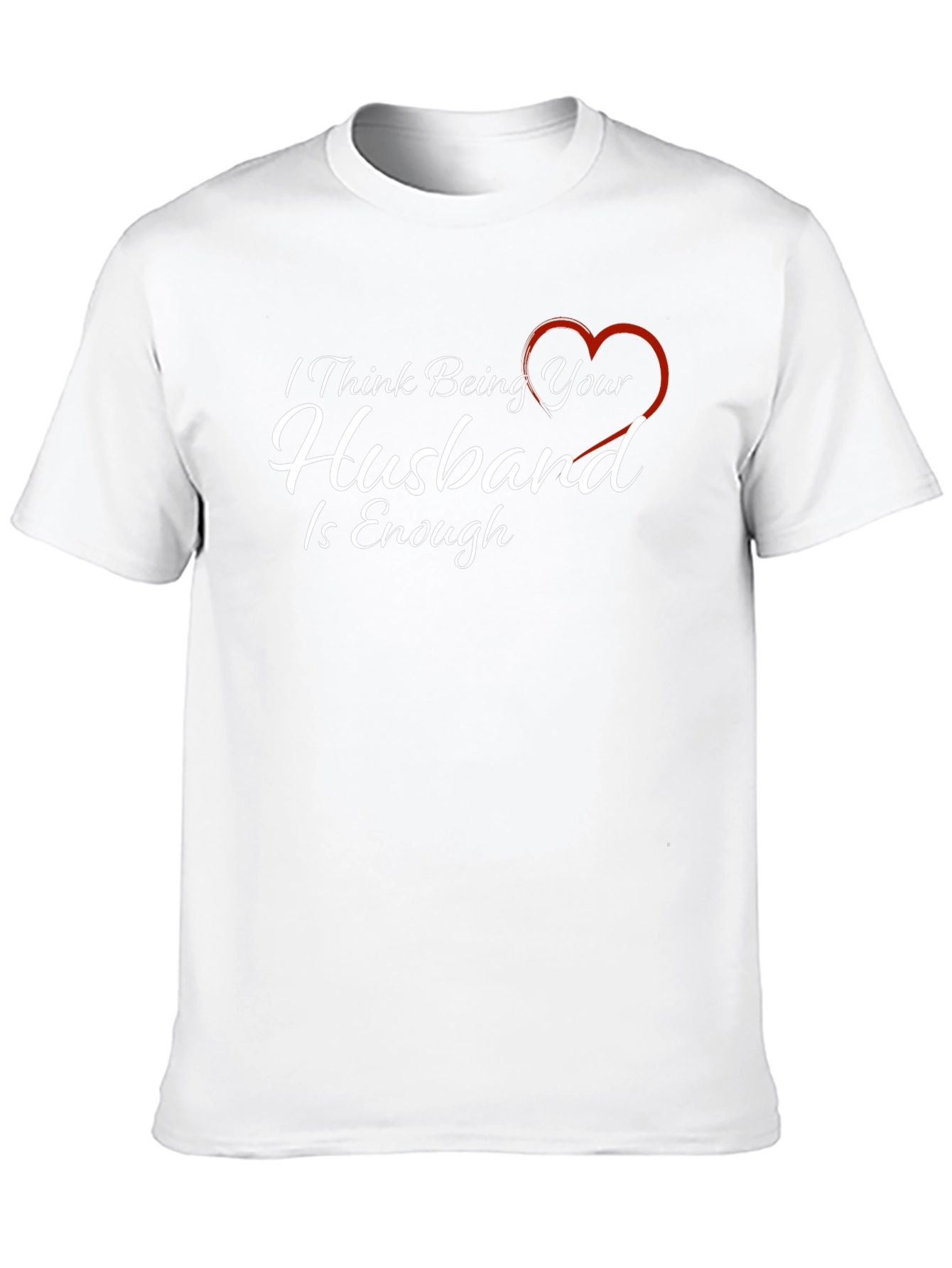 Husband Gift - Mens Black Graphic Tee