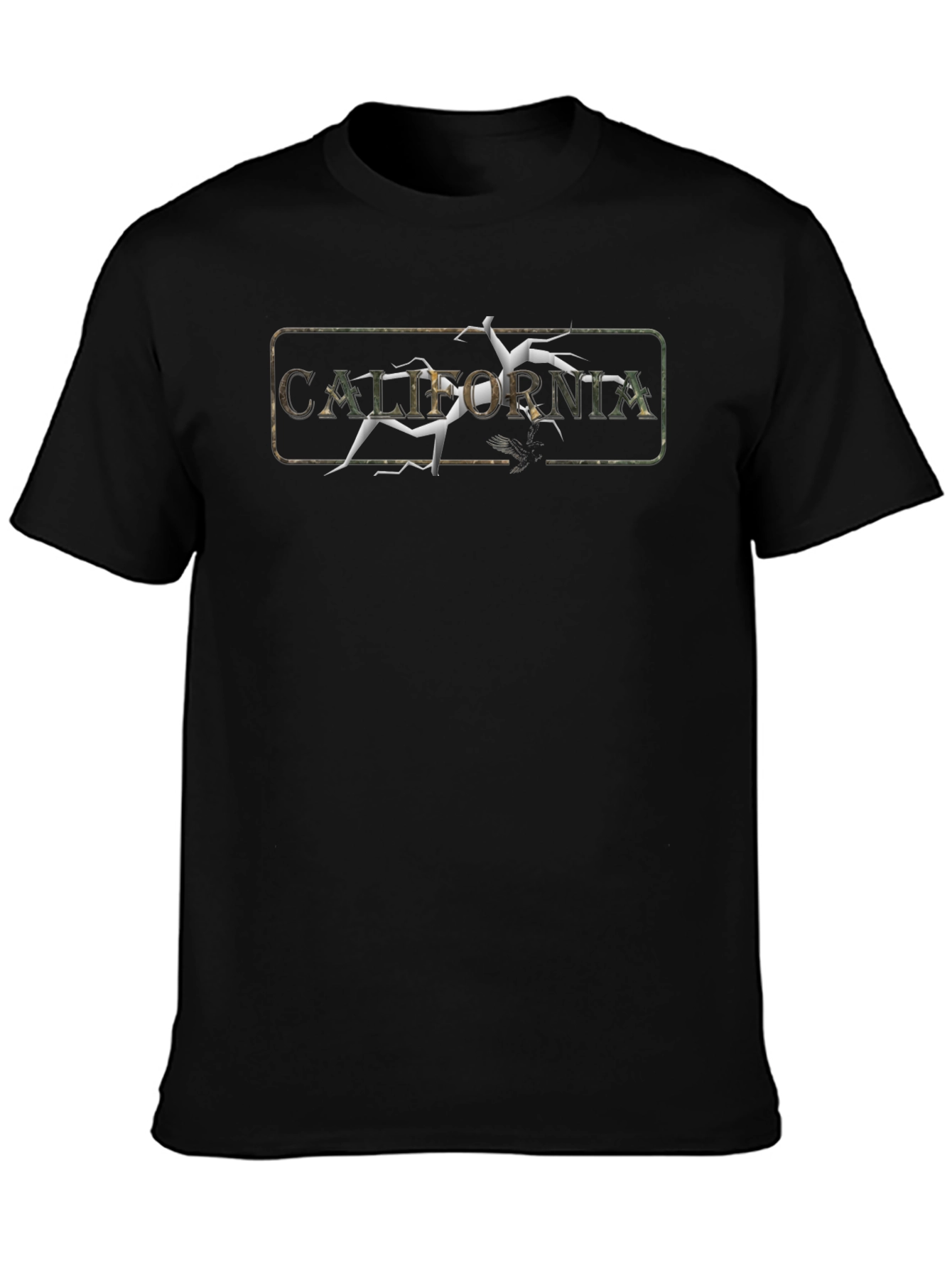 California Cracked Graphic T-Shirt