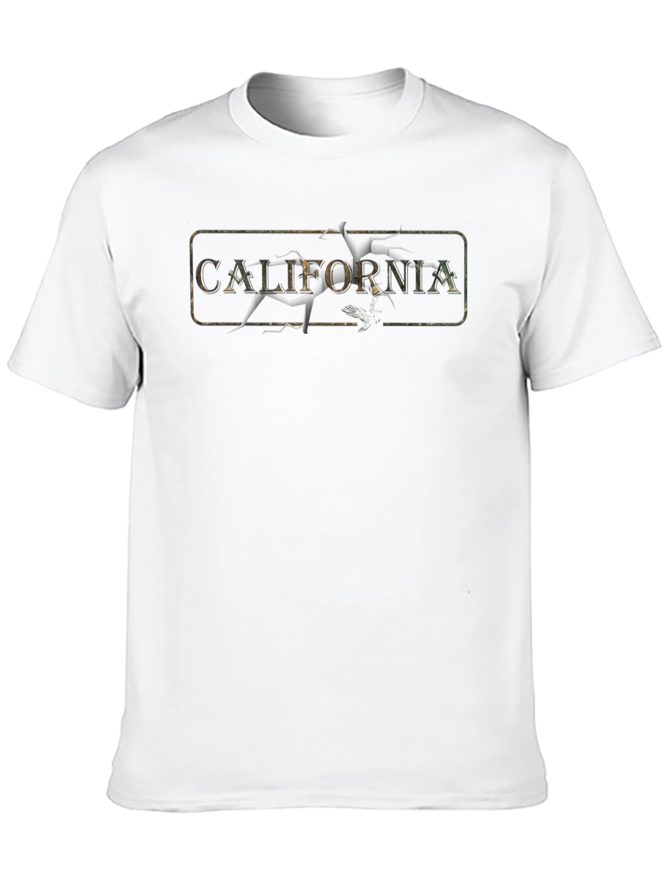 California Cracked Graphic T-Shirt