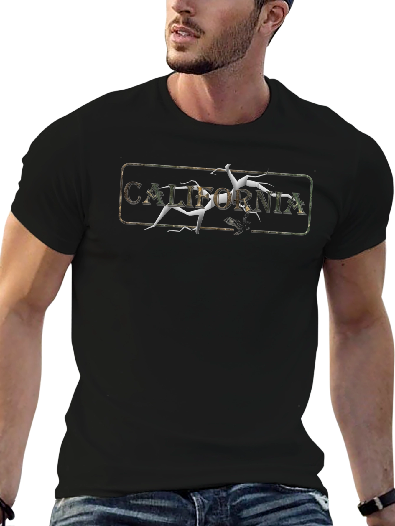 California Cracked Graphic T-Shirt