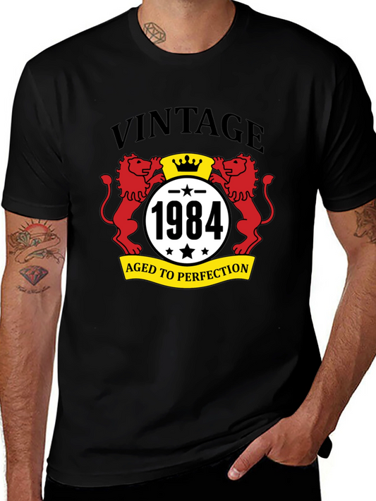 Vintage 1984 Aged To Perfection Graphic Tee