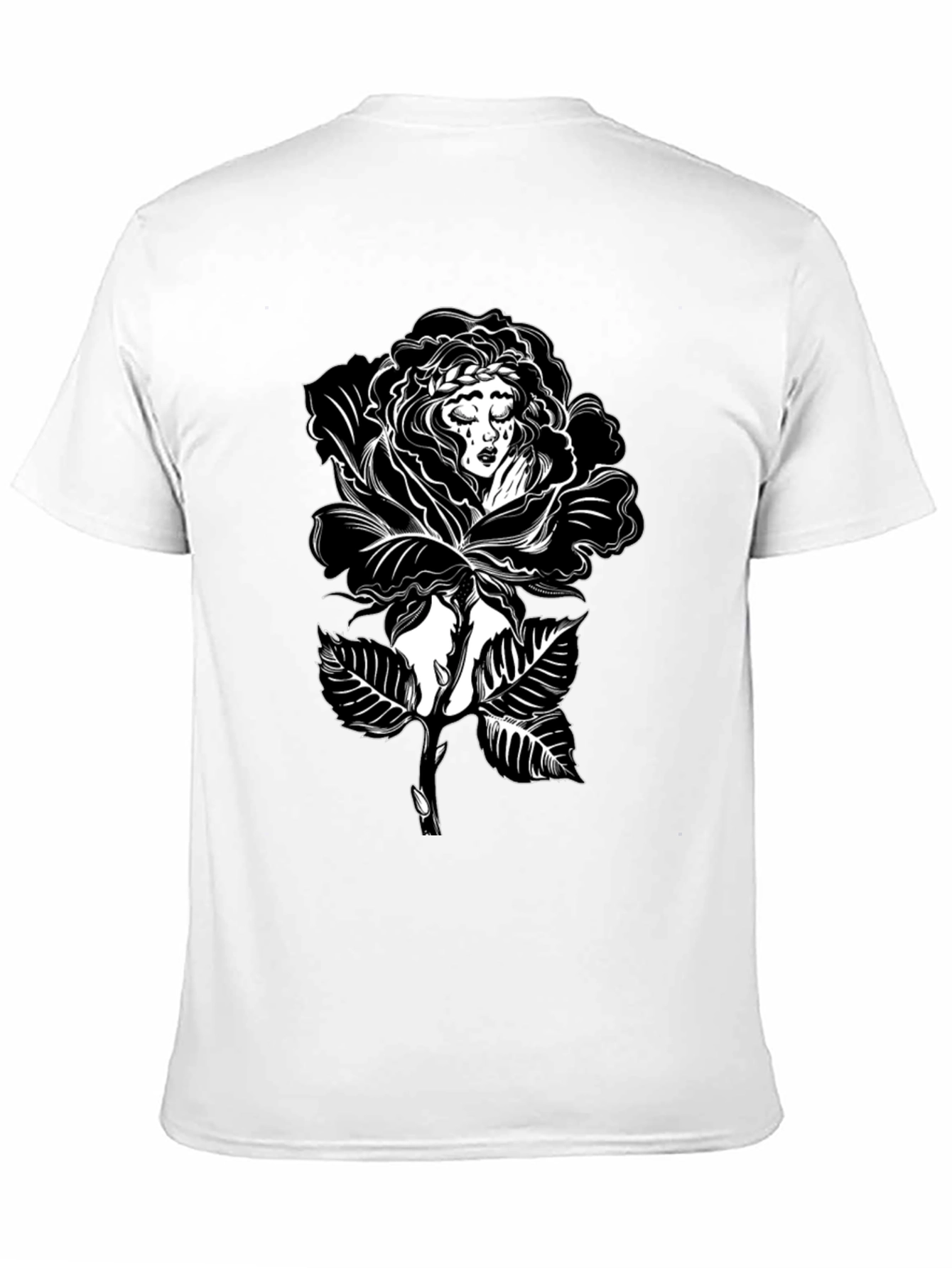 Black Rose Woman Graphic Tee