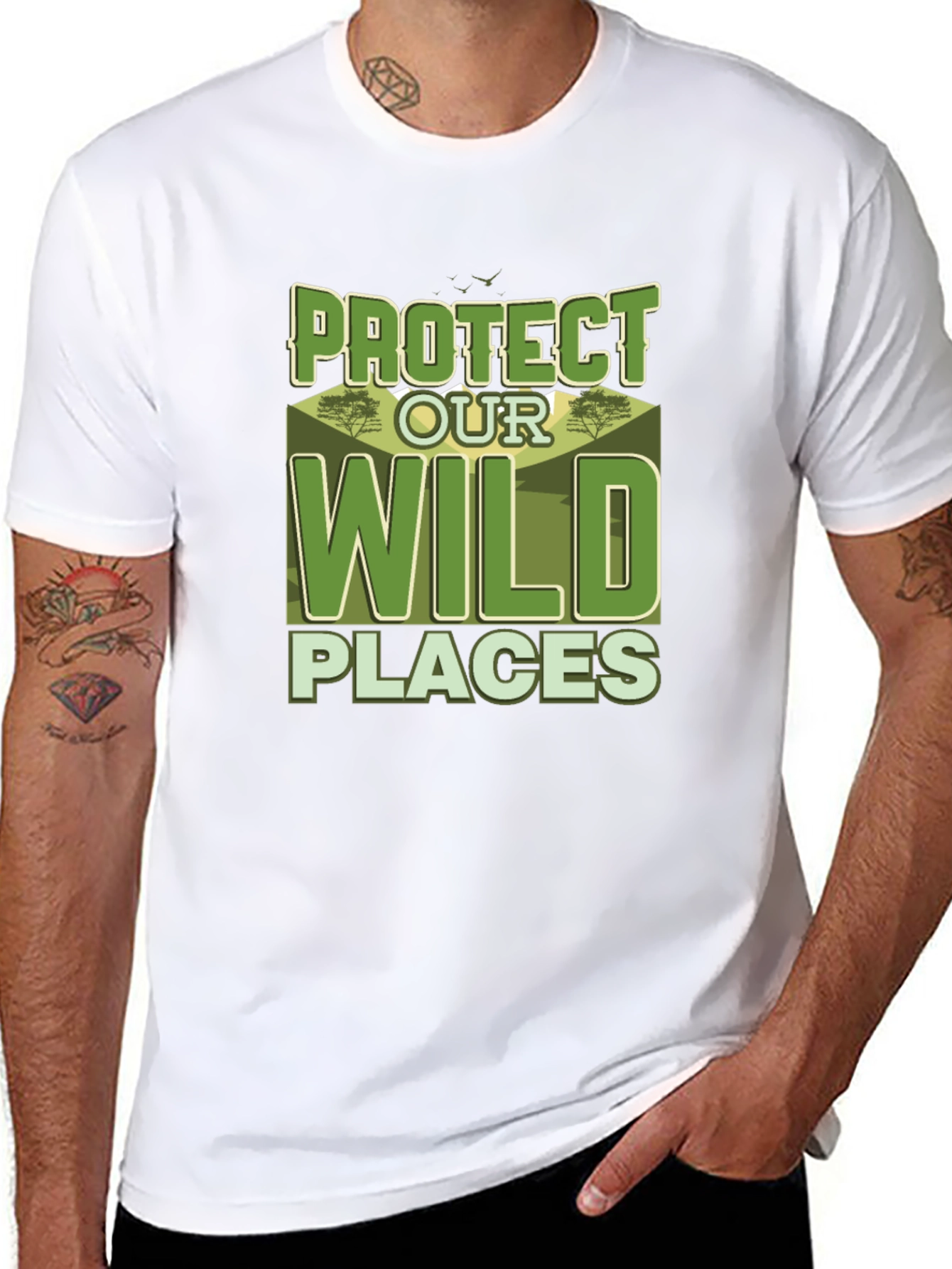 Protect Our Wild Places Graphic T-Shirt