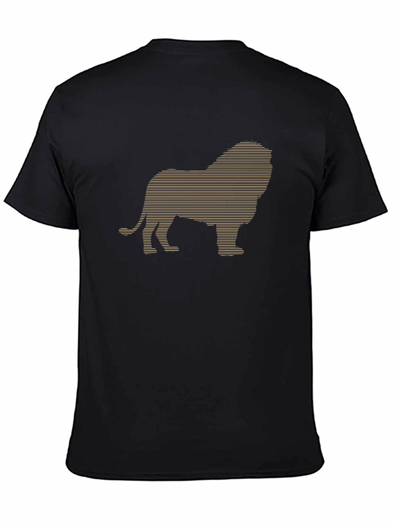 Lion Graphic Black T-Shirt