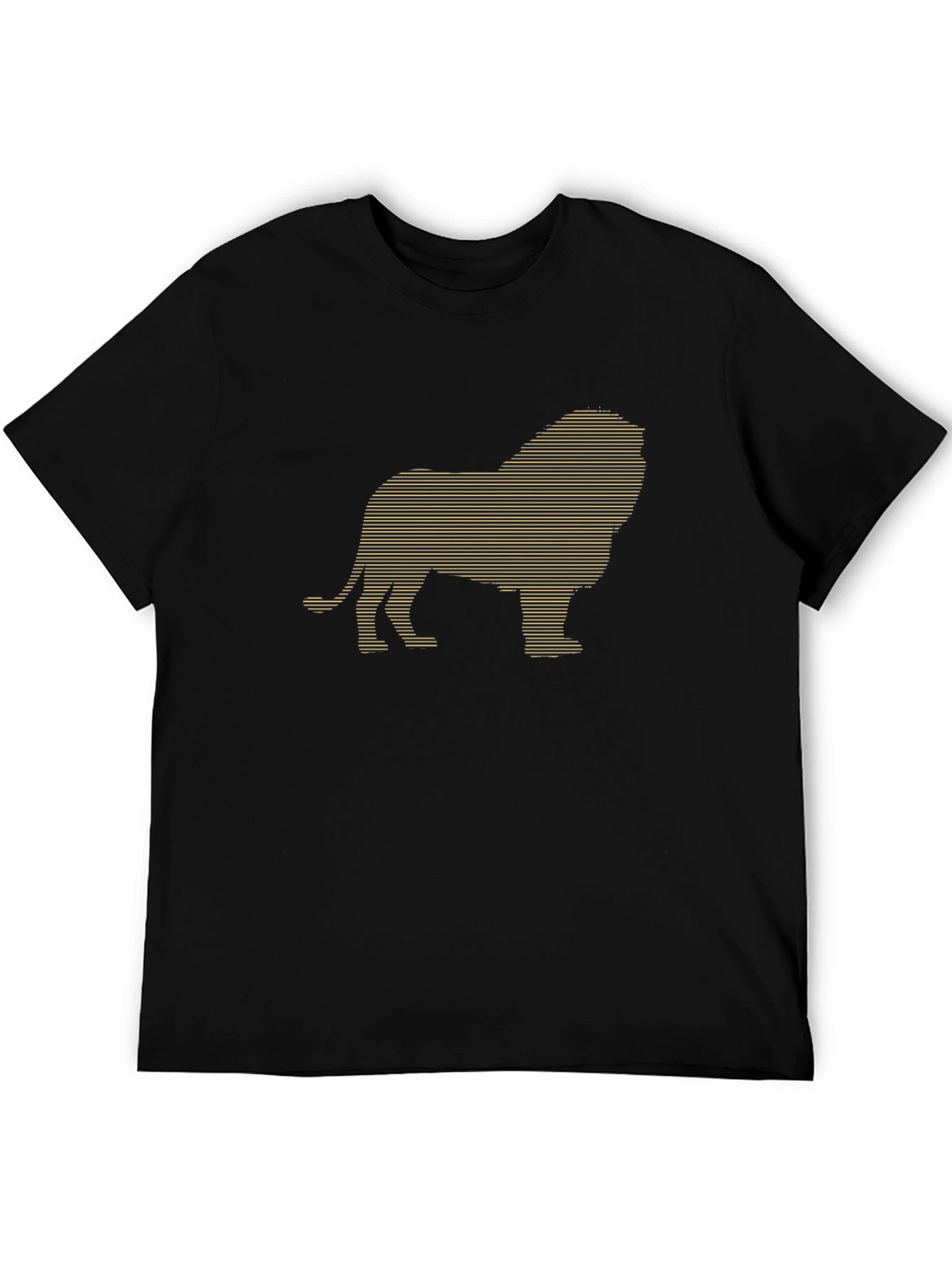 Lion Graphic Black T-Shirt