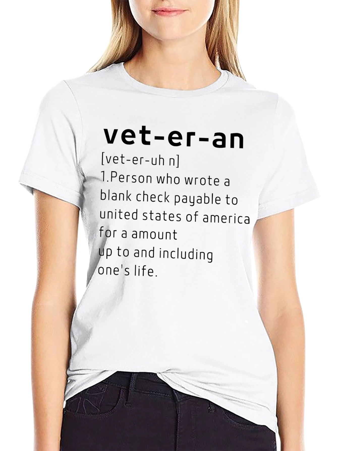 Veteran Definition T-Shirt - Patriotic Tribute