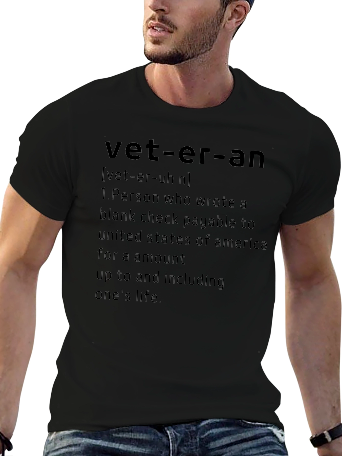 Veteran Definition T-Shirt - Patriotic Tribute
