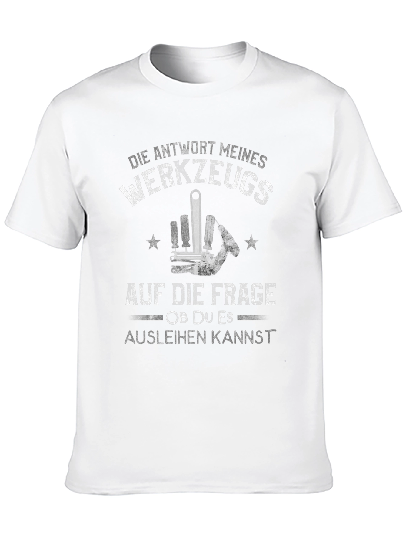 Funny Tooling Answer Mens Black T-Shirt