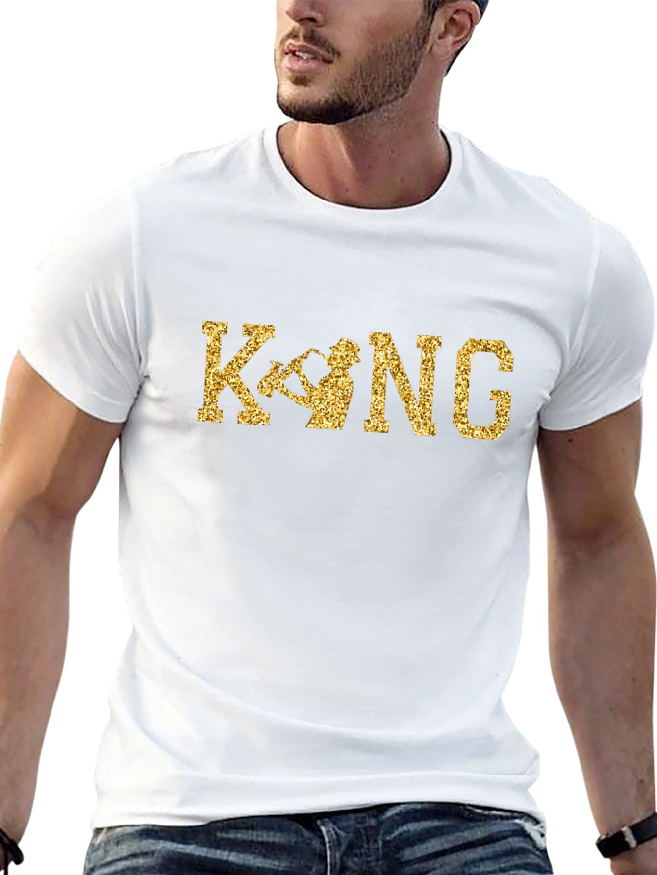 King Saxophone Black T-Shirt