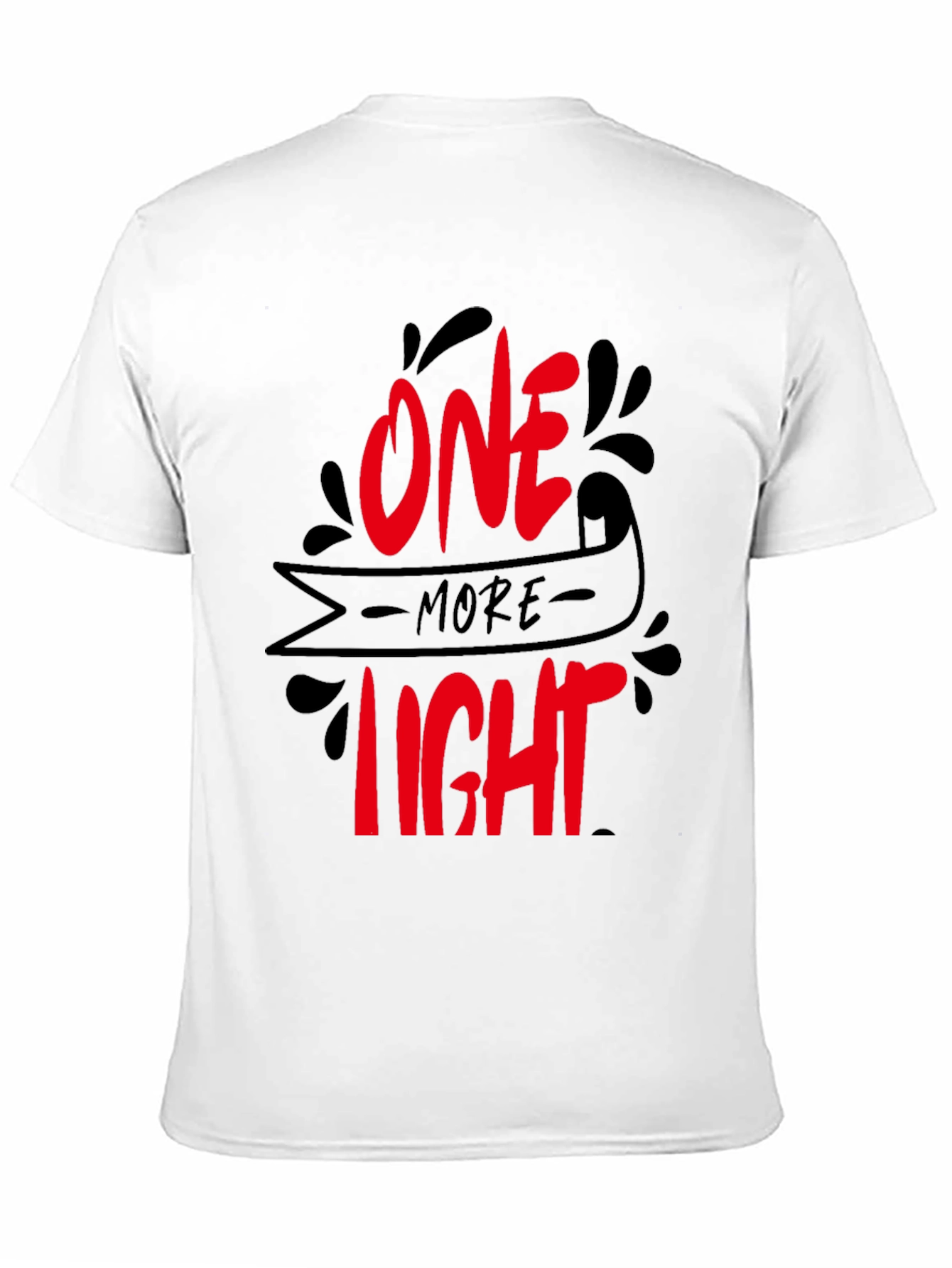One More Light Graphic Tee - Black