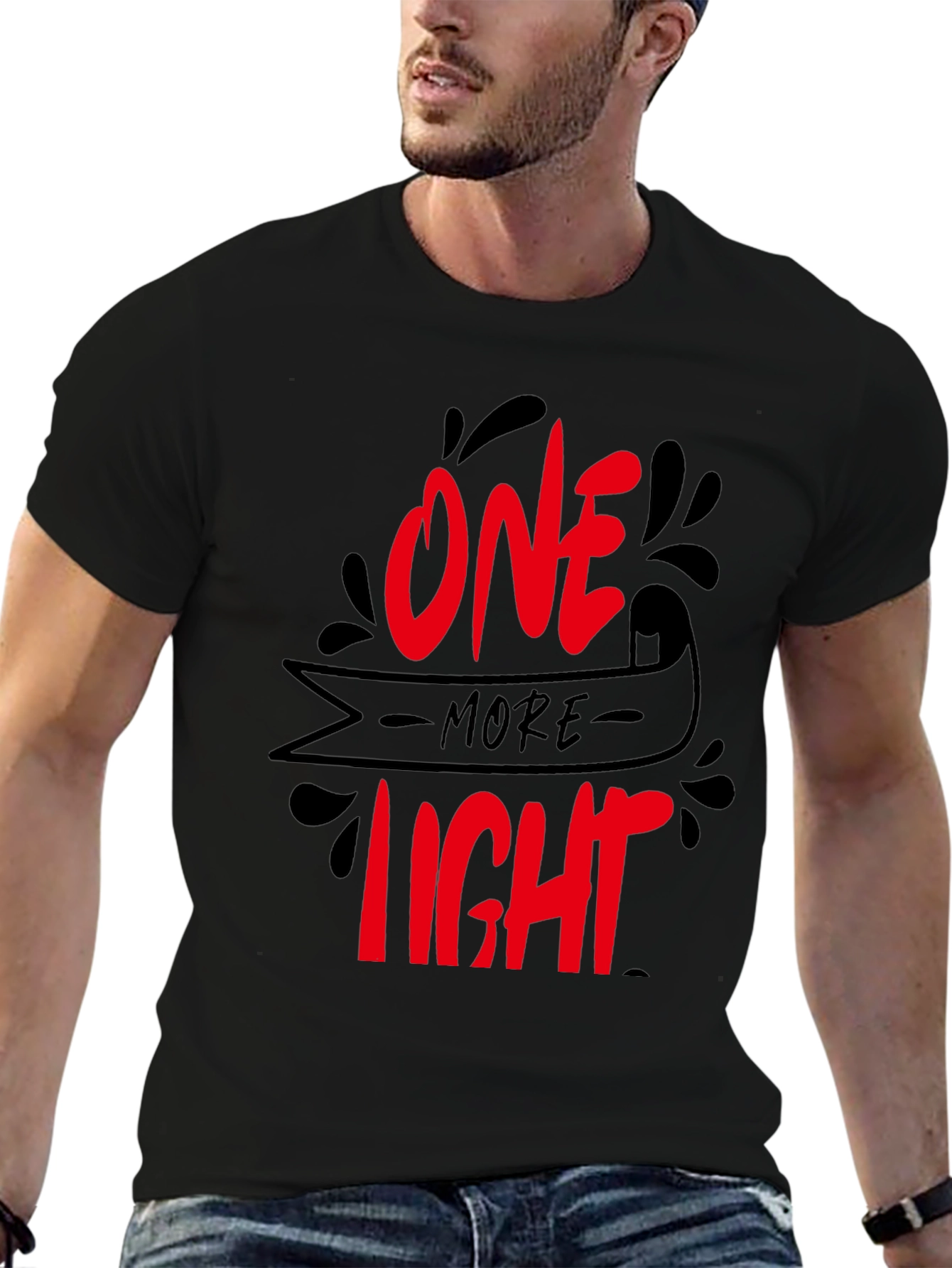 One More Light Graphic Tee - Black