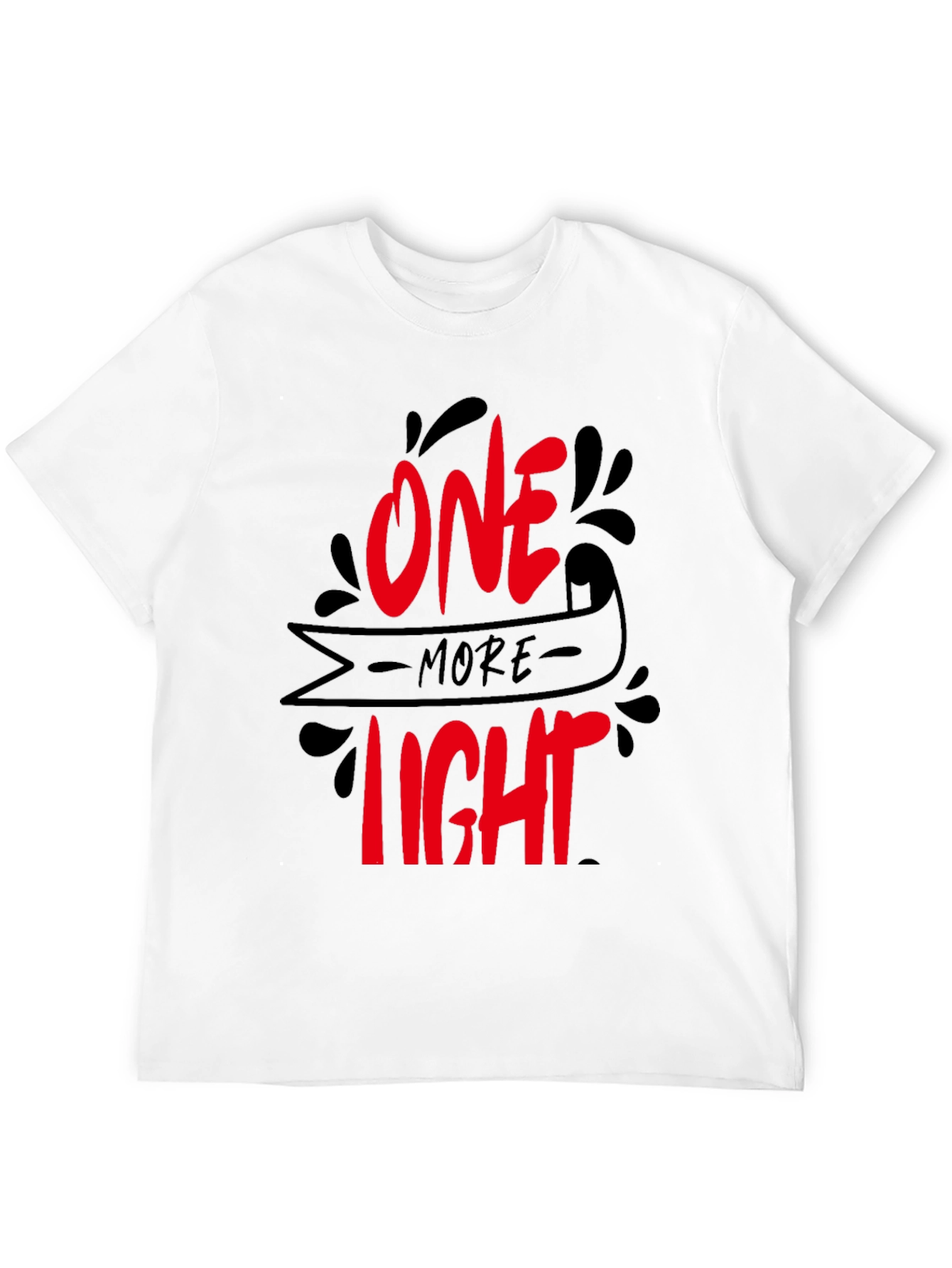 One More Light Graphic Tee - Black