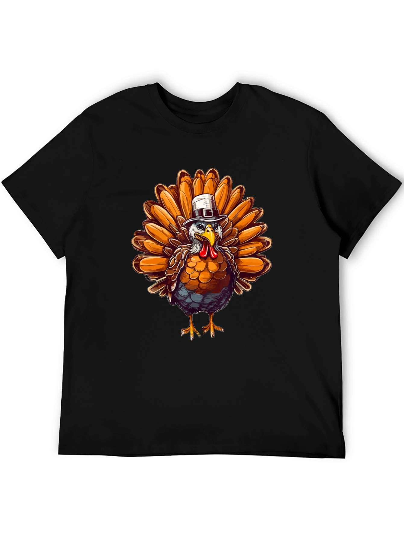 Thanksgiving Turkey Tee - Festive Fall Apparel