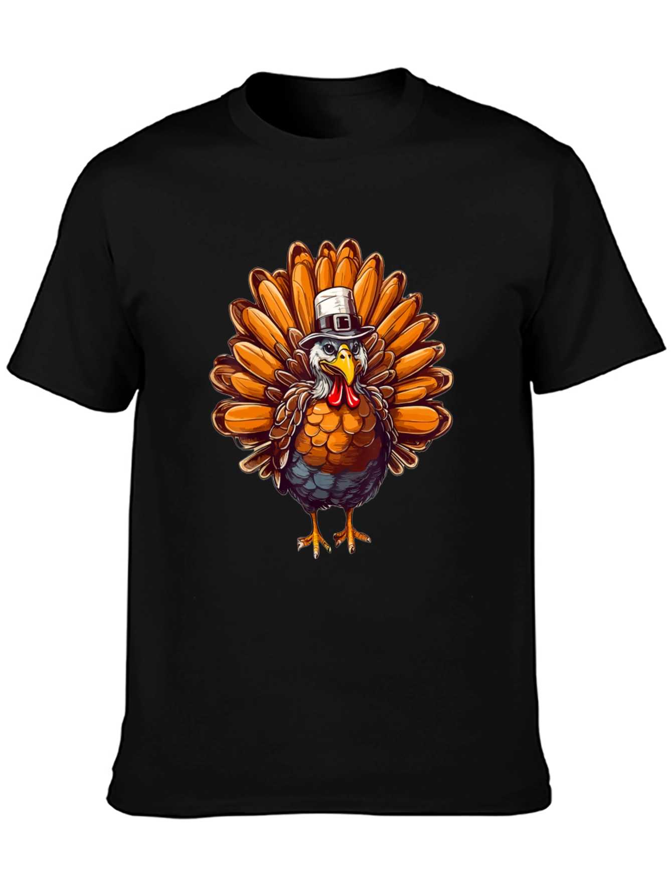 Thanksgiving Turkey Tee - Festive Fall Apparel