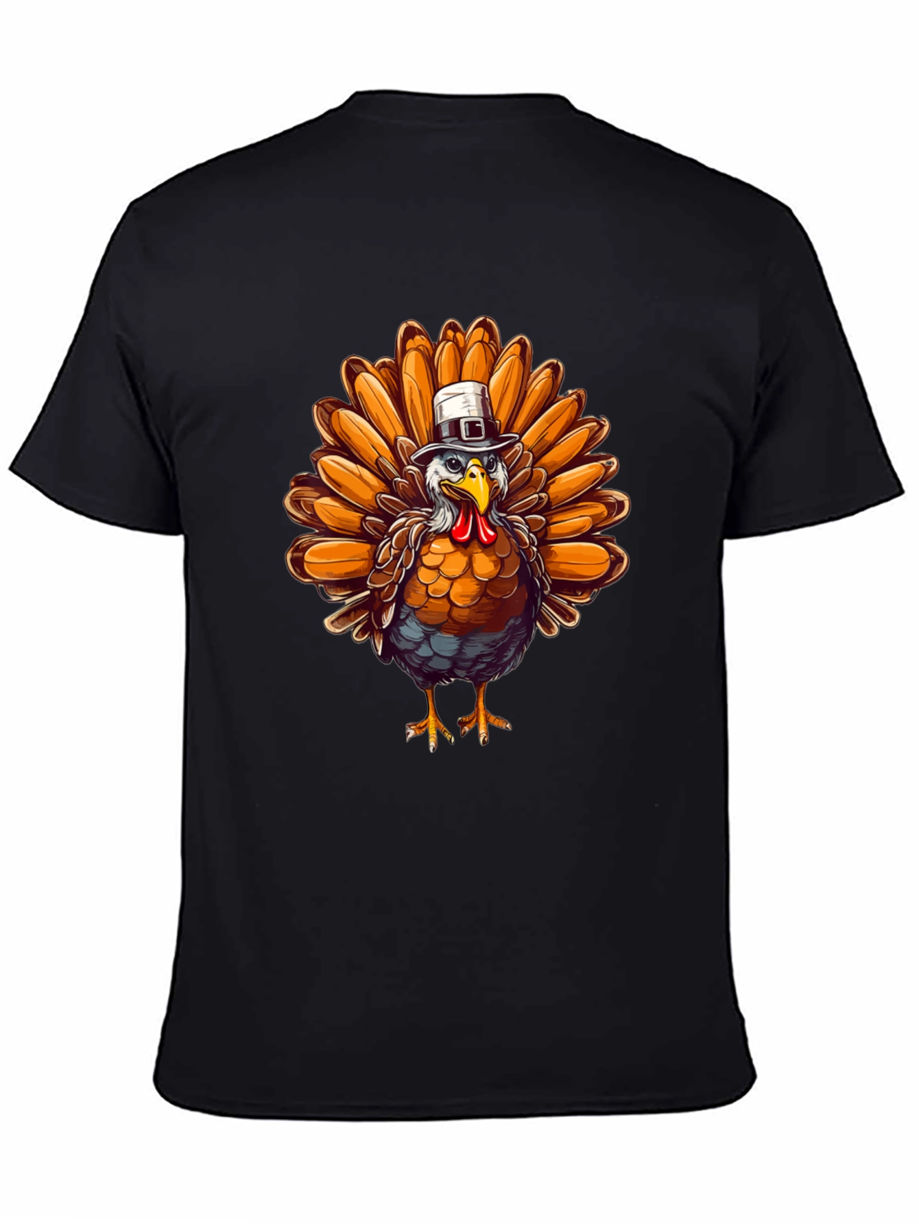 Thanksgiving Turkey Tee - Festive Fall Apparel