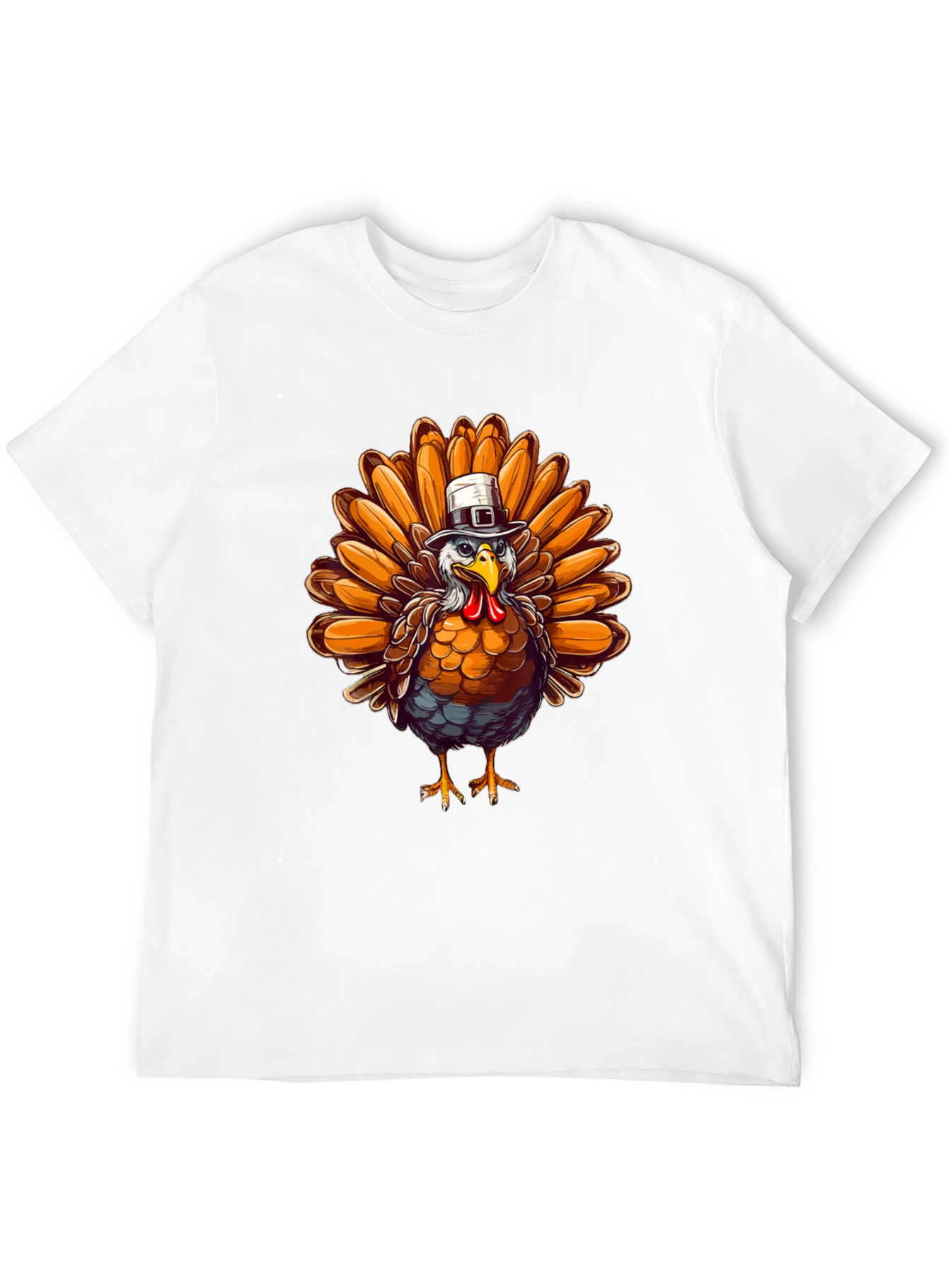 Thanksgiving Turkey Tee - Festive Fall Apparel
