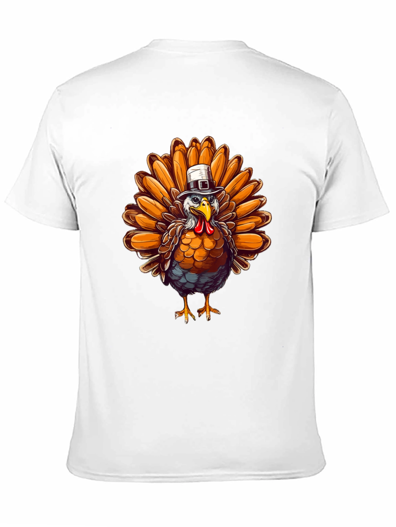 Thanksgiving Turkey Tee - Festive Fall Apparel