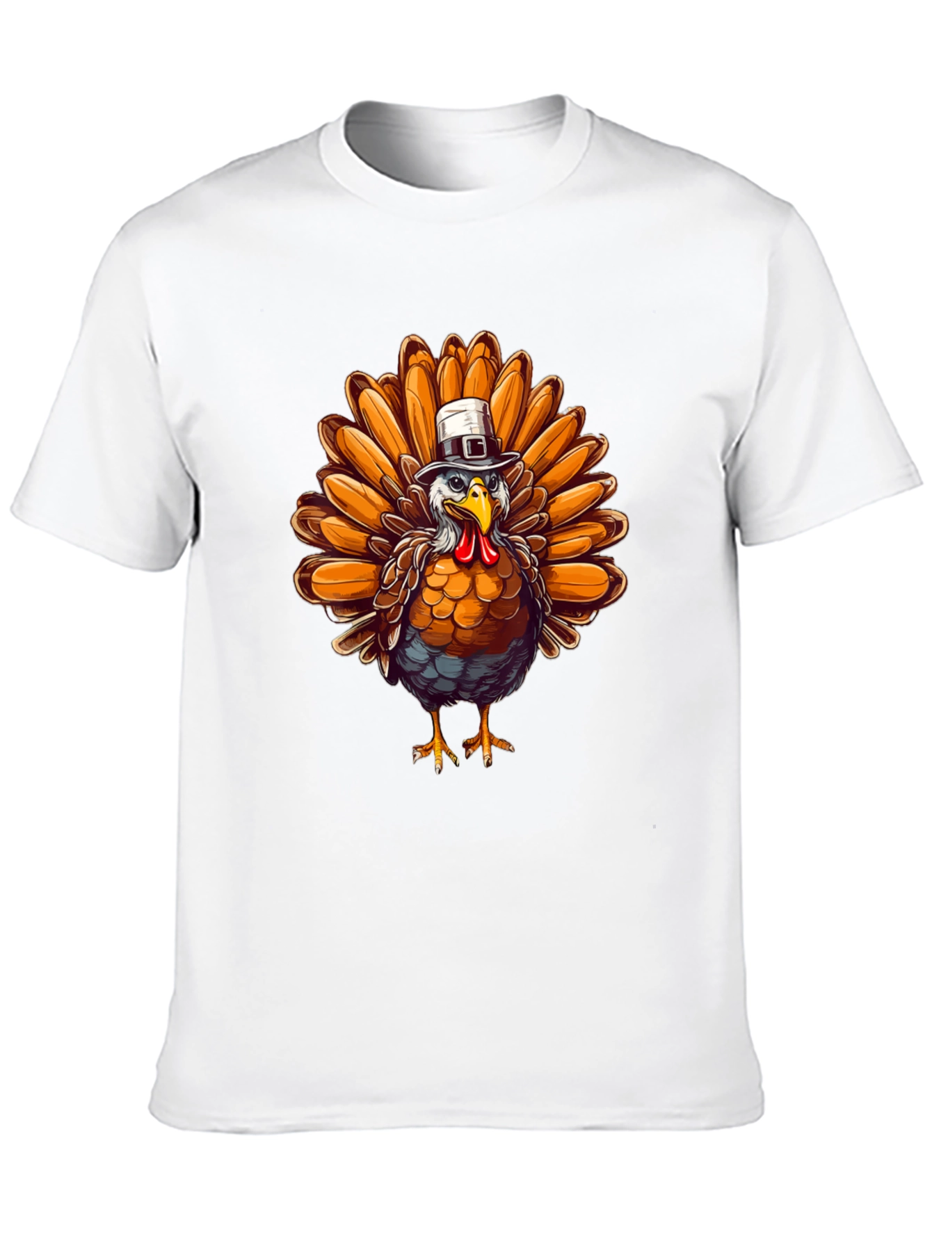 Thanksgiving Turkey Tee - Festive Fall Apparel