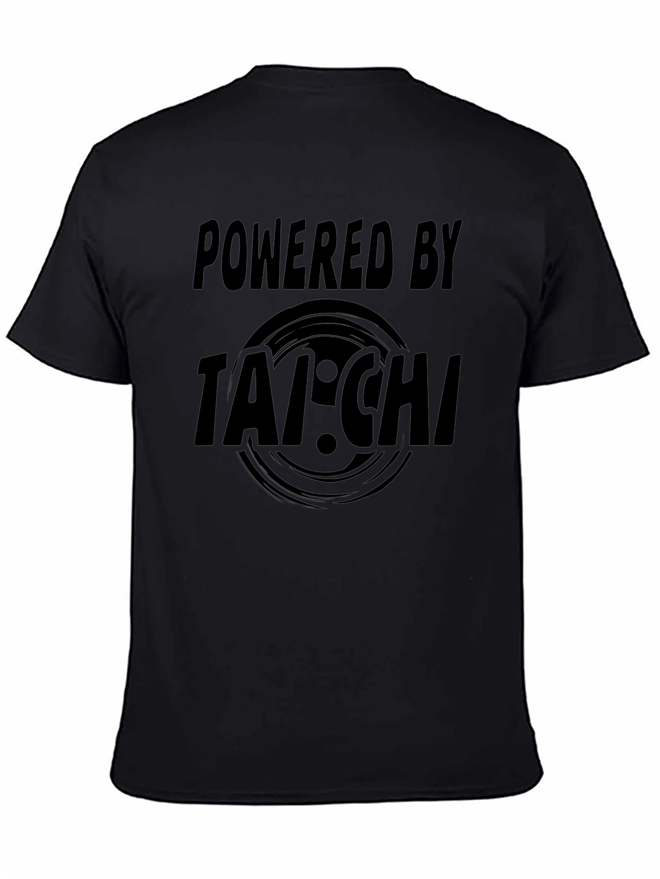 Powered by Tai Chi Graphic Tee - Black