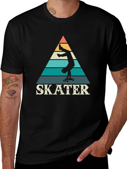 Retro Skater Graphic Tee - Cool Vintage Style