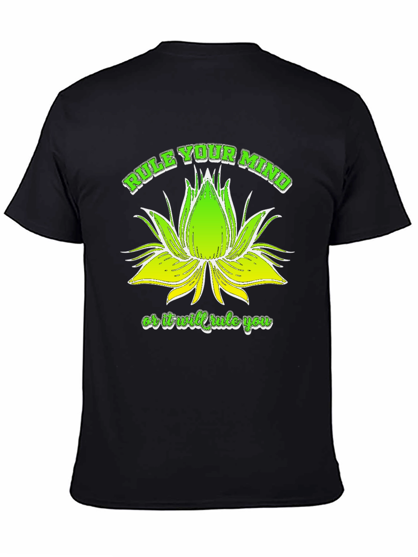 Rule Your Mind Black Graphic Tee