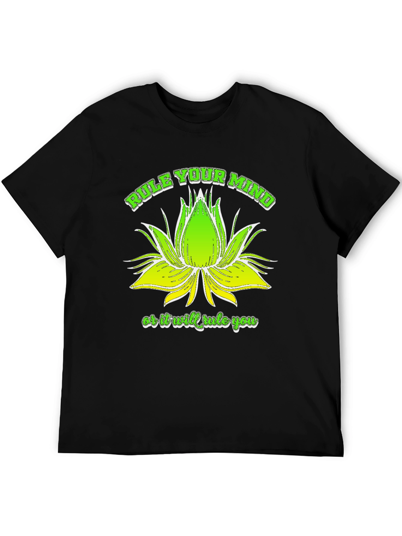 Rule Your Mind Black Graphic Tee