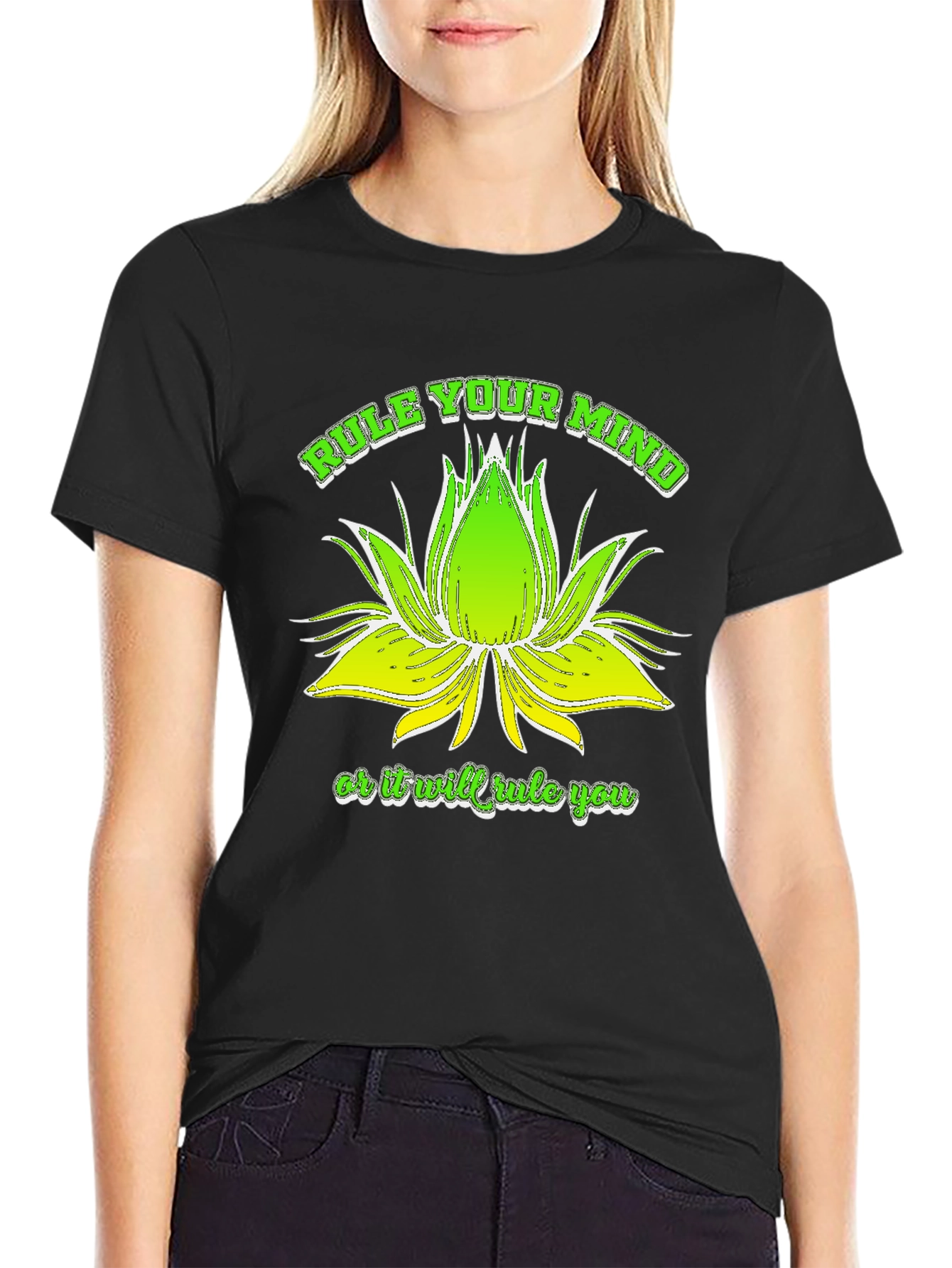 Rule Your Mind Black Graphic Tee