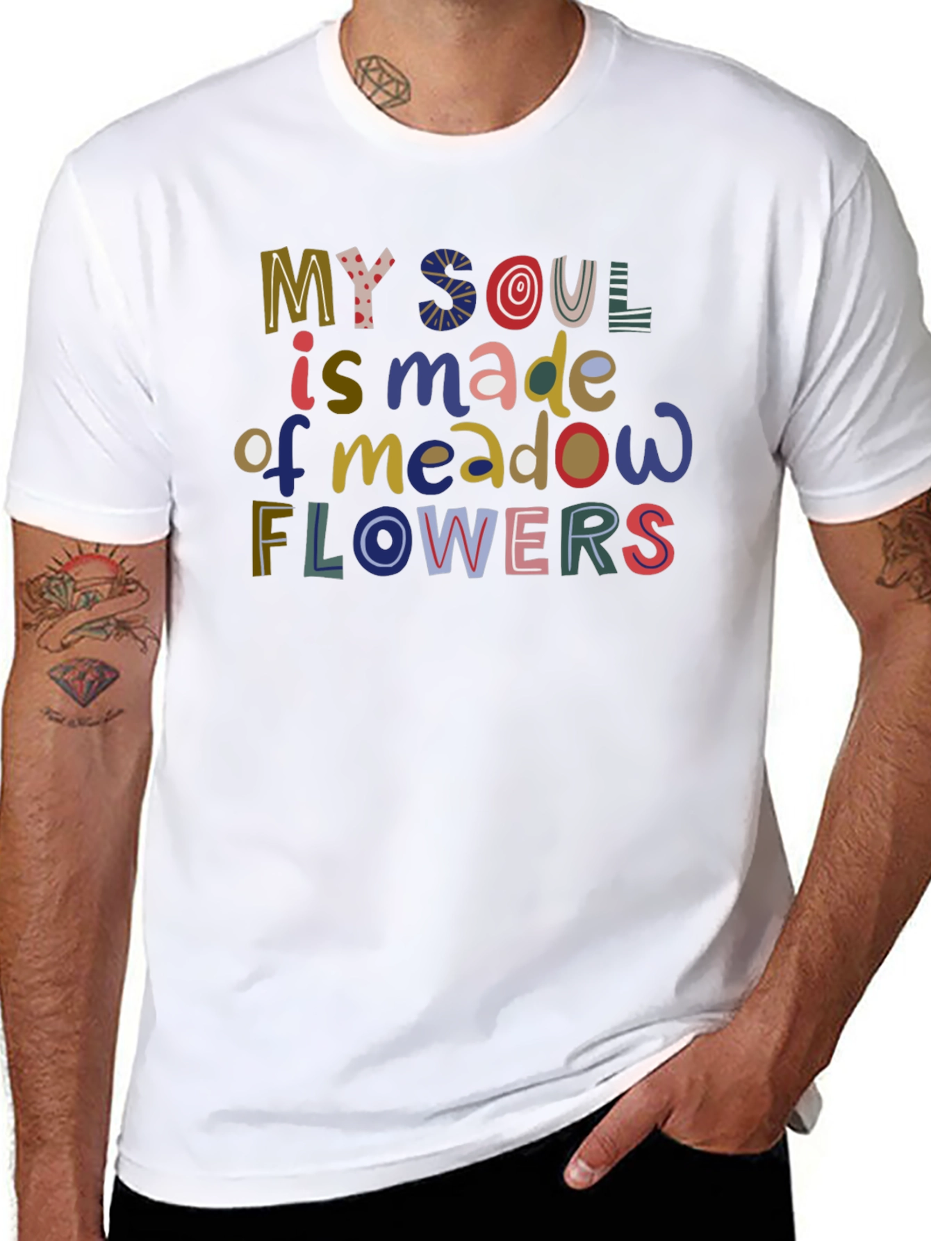 My Soul Meadow Flowers Graphic T-Shirt