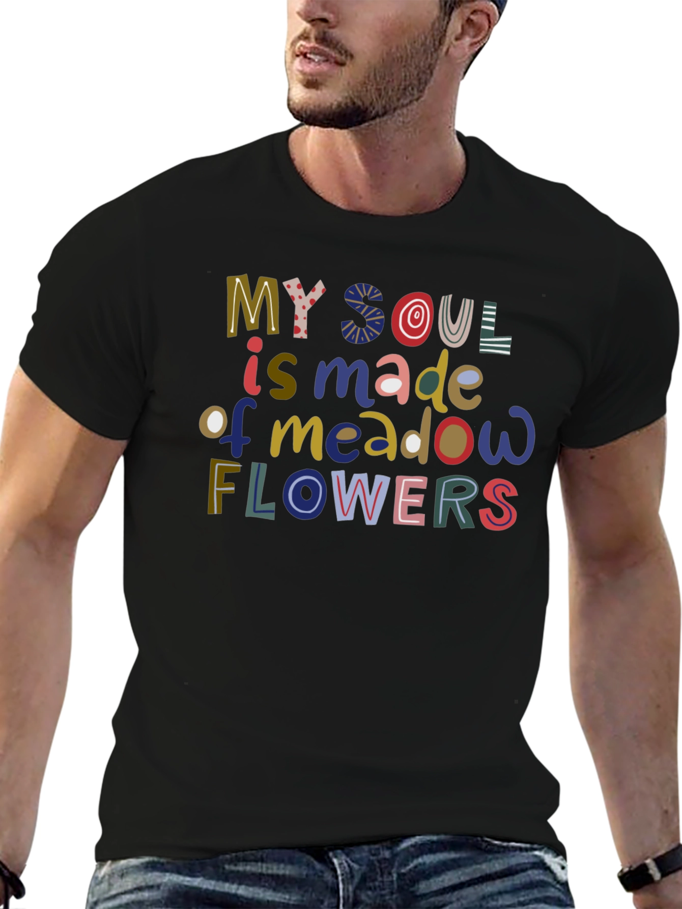 My Soul Meadow Flowers Graphic T-Shirt