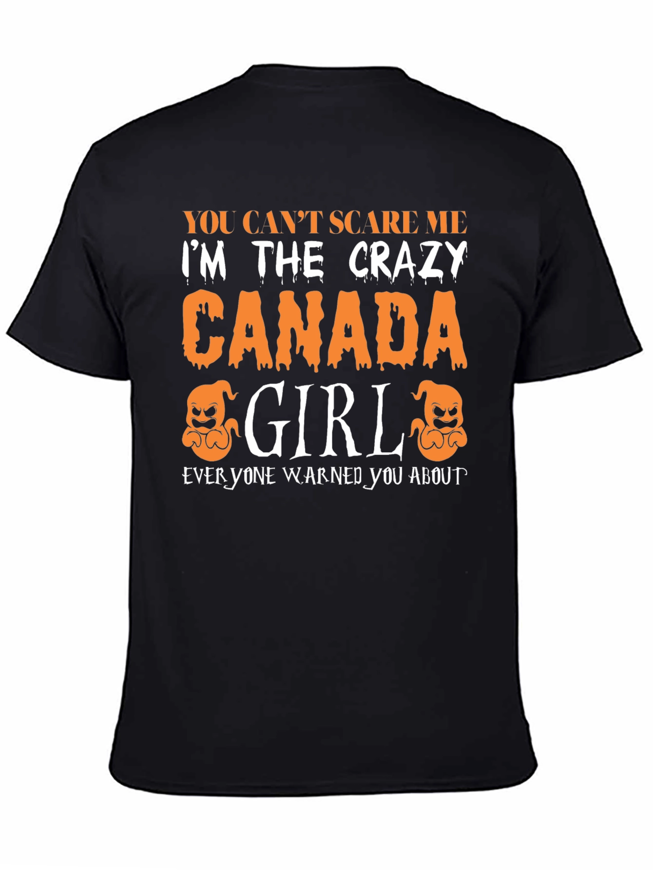 Crazy Canada Girl Halloween T-Shirt