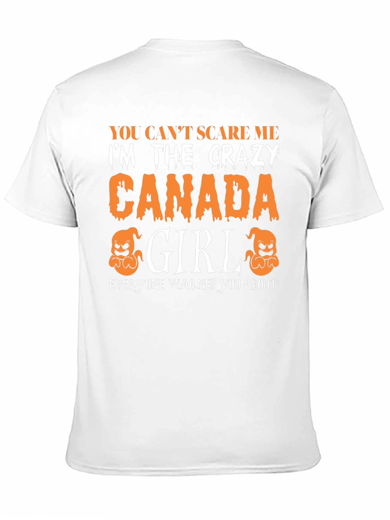 Crazy Canada Girl Halloween T-Shirt
