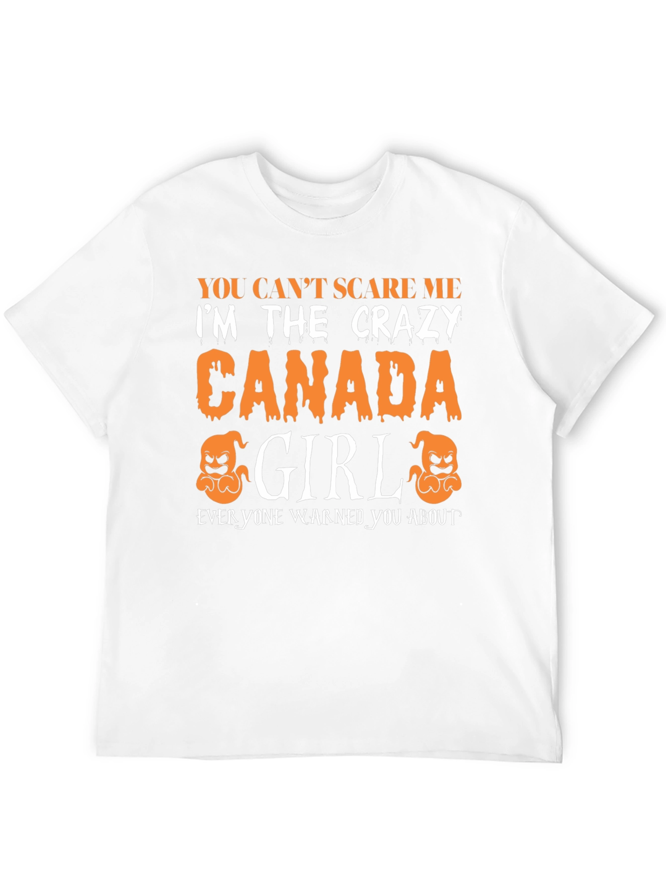 Crazy Canada Girl Halloween T-Shirt