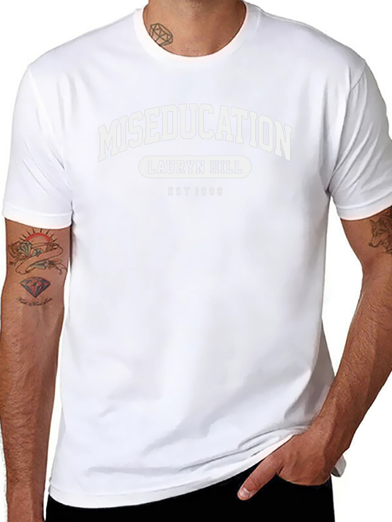 Miseducation Lauryn Hill Black Graphic Tee