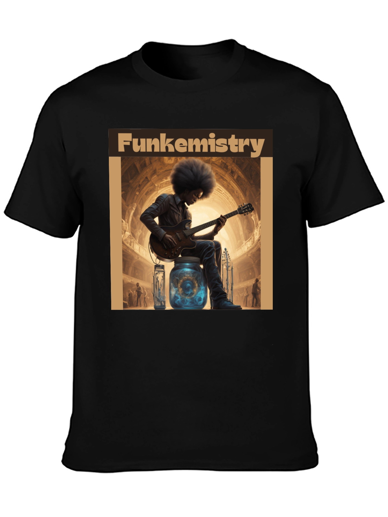Funkemistry Graphic T-Shirt - Stylish Musician Design