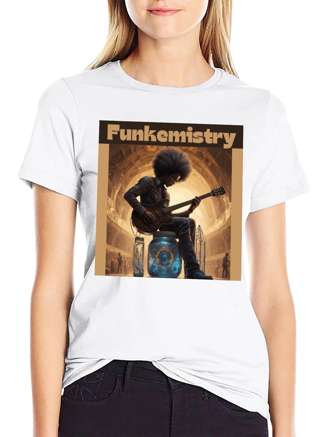 Funkemistry Graphic T-Shirt - Stylish Musician Design